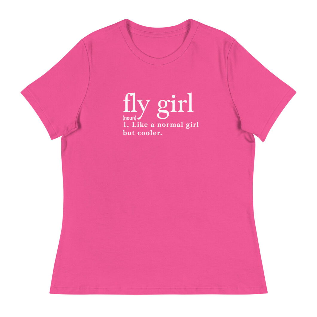 Women's Relaxed Fly Girl T-Shirt - Image 35