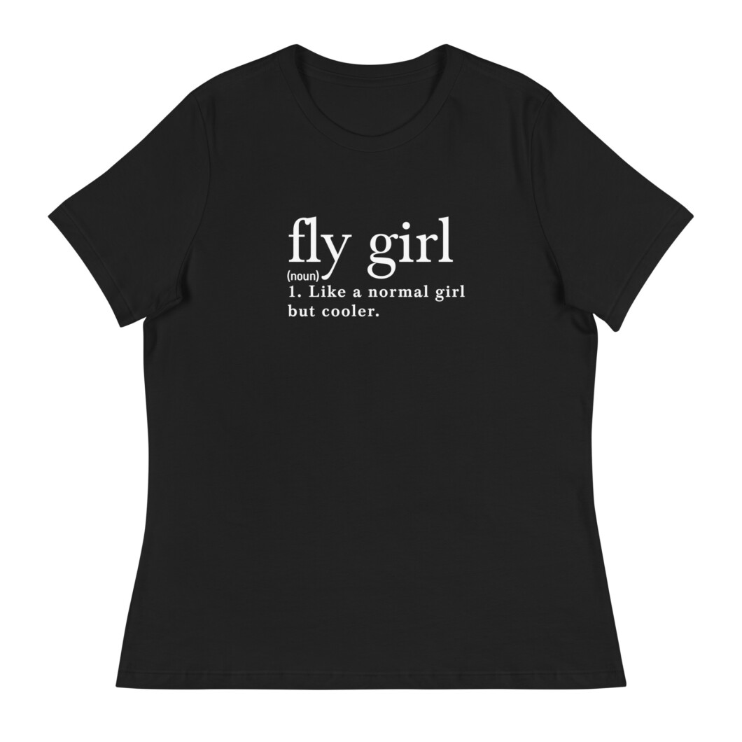 Women's Relaxed Fly Girl T-Shirt - Image 29