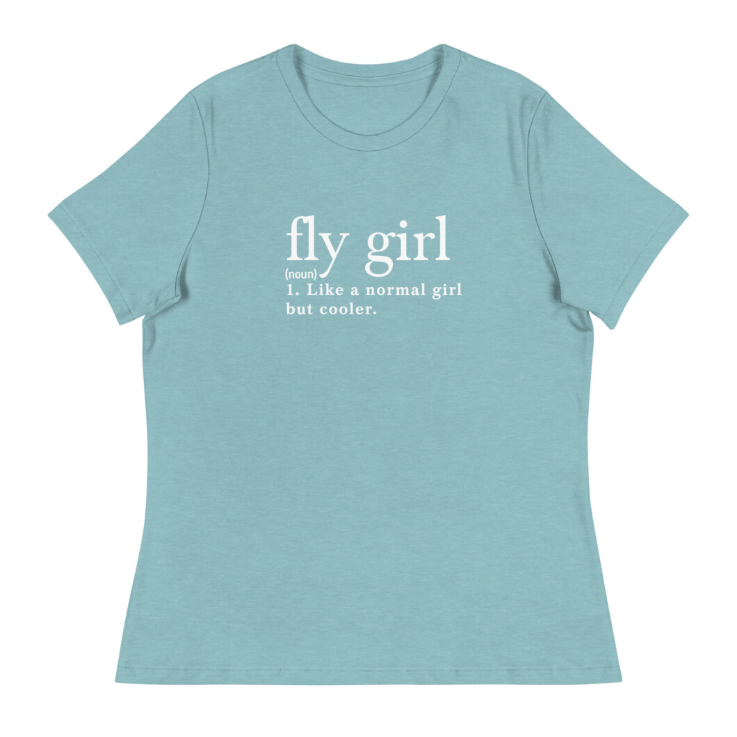 Women's Relaxed Fly Girl T-Shirt - Image 43