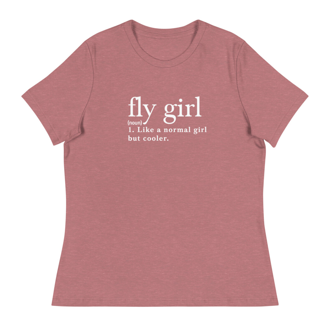 Women's Relaxed Fly Girl T-Shirt - Image 37