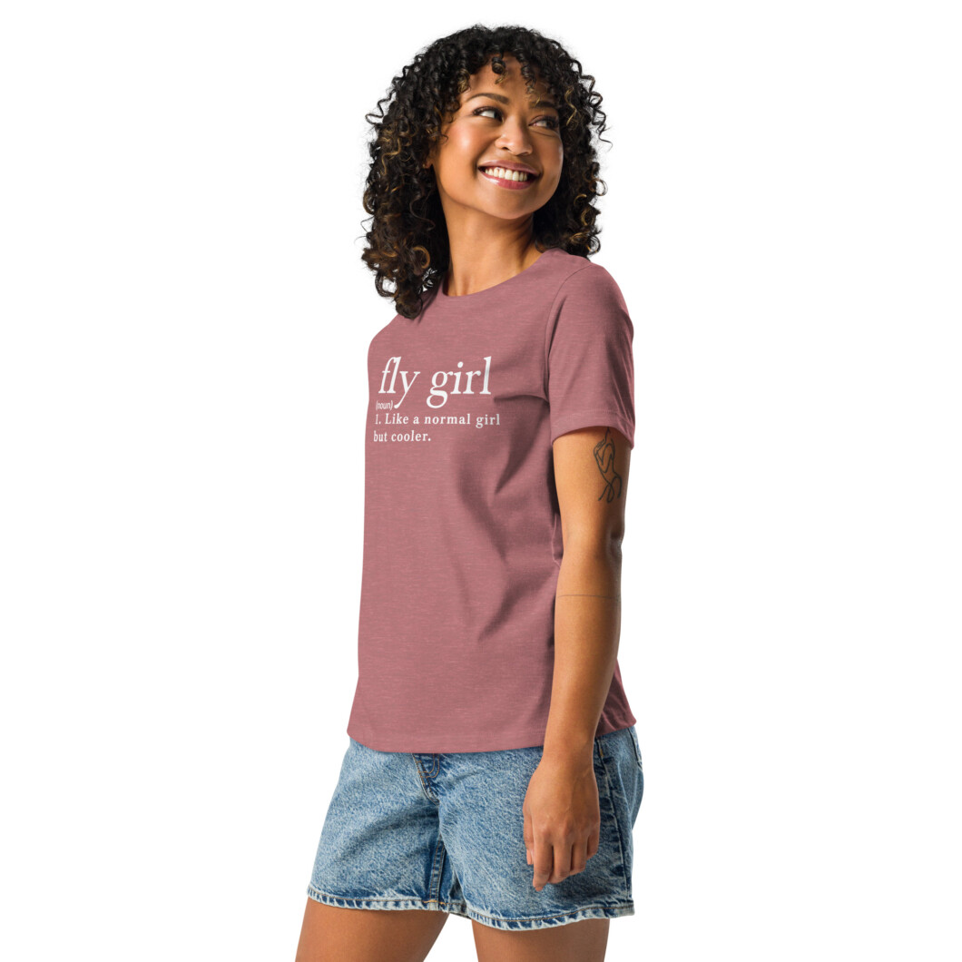 Women's Relaxed Fly Girl T-Shirt - Image 11