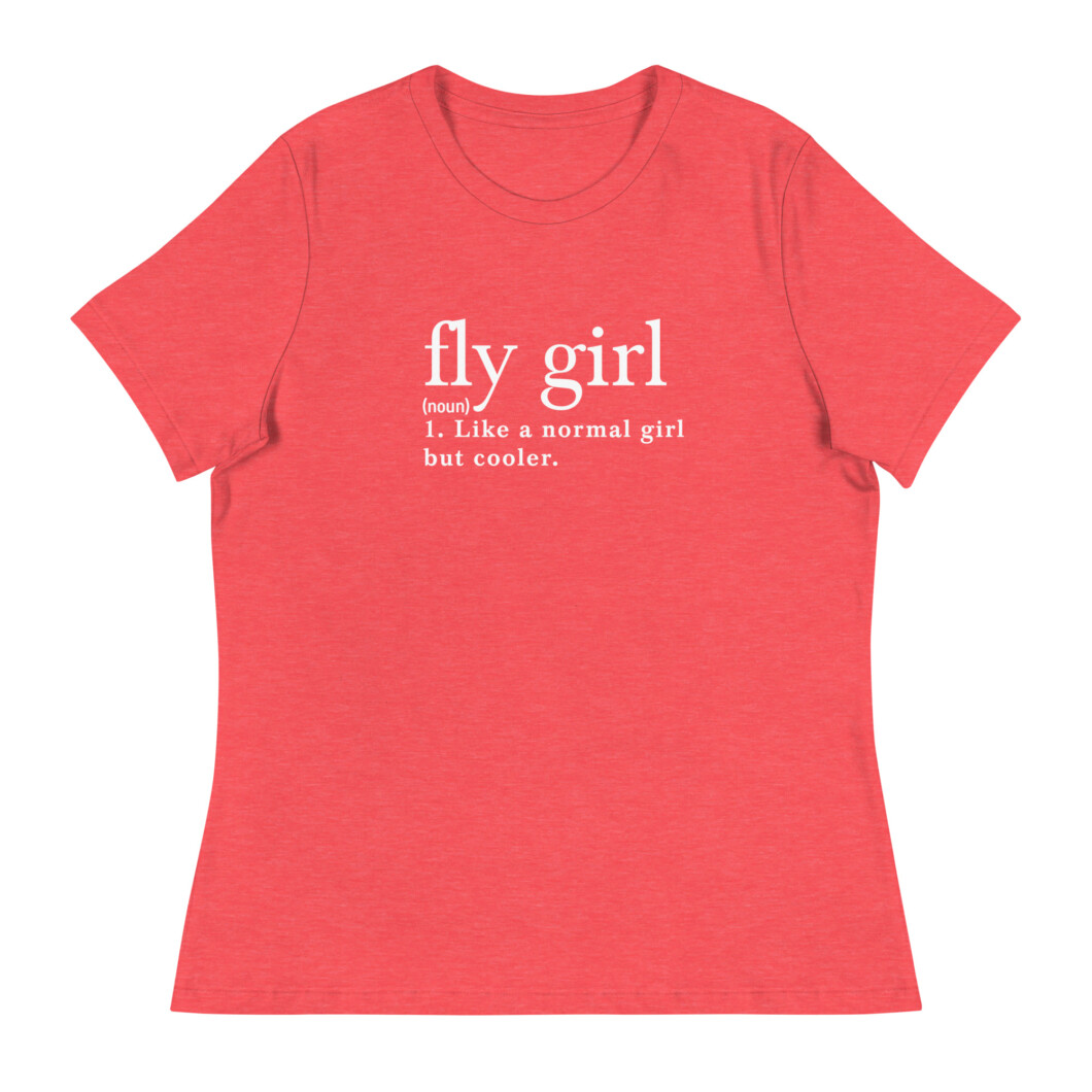 Women's Relaxed Fly Girl T-Shirt - Image 33