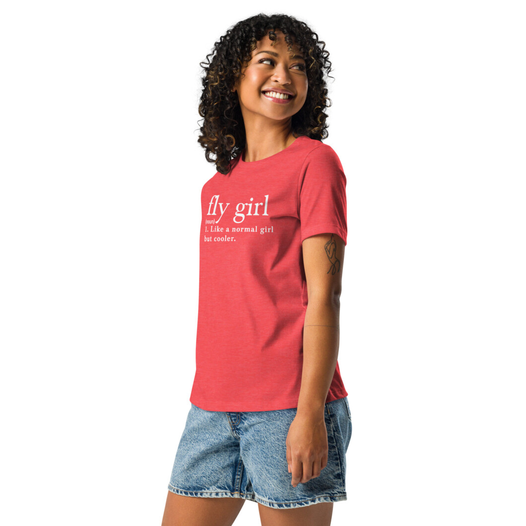 Women's Relaxed Fly Girl T-Shirt - Image 7