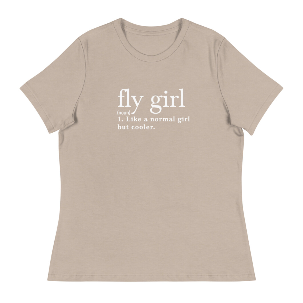 Women's Relaxed Fly Girl T-Shirt - Image 45