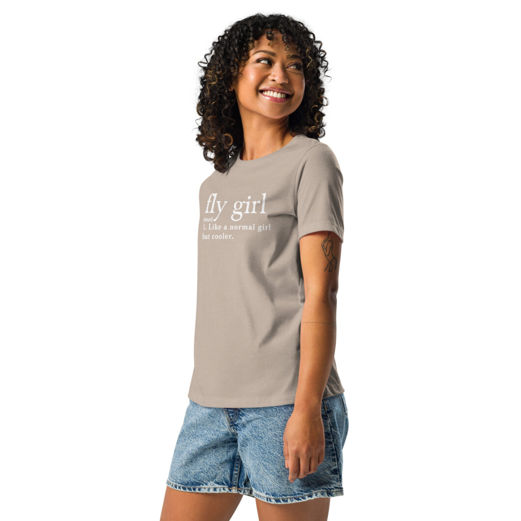 Women's Relaxed Fly Girl T-Shirt - Image 19